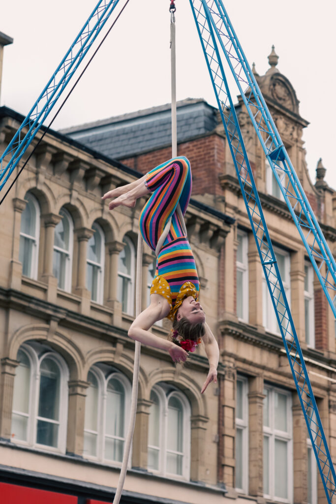 Yorkshire Circus aerial performance